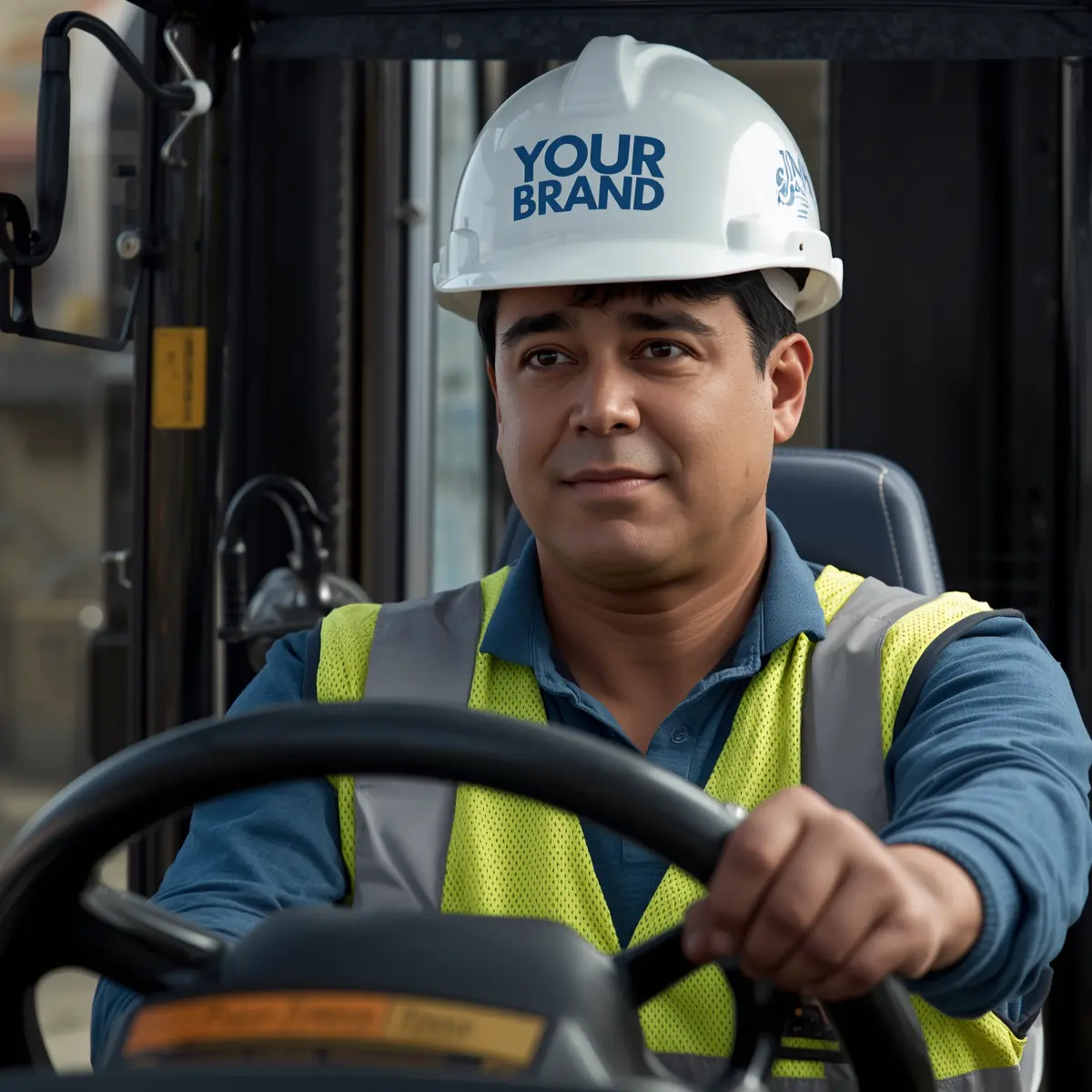 Branded hard hat crew