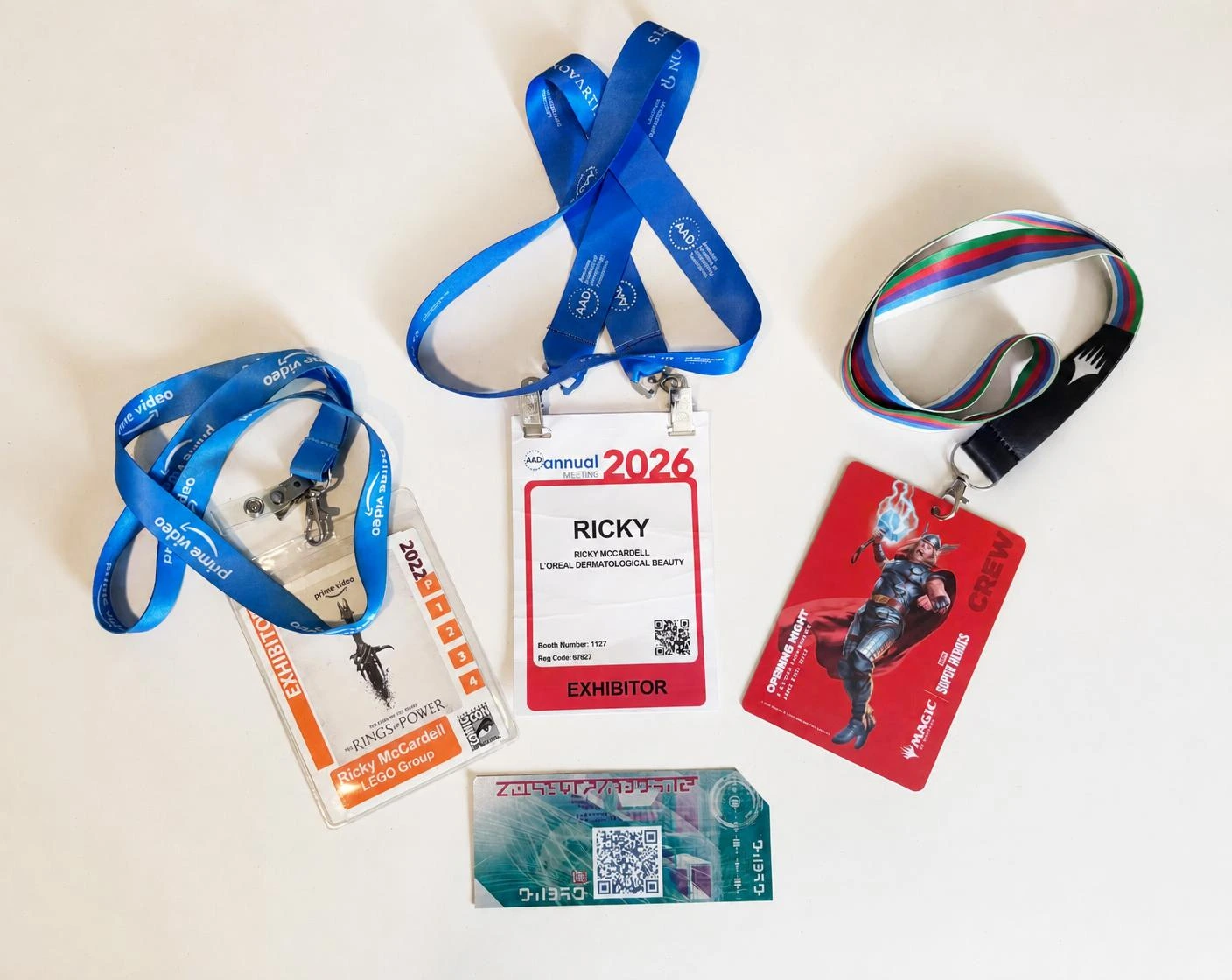 Registration and check-in badge management